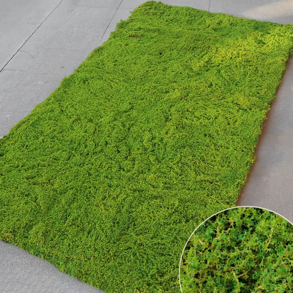 

Bonsai Landscaping Artificial Moss Mat Garden Landscaping Green Long-Lasting Durability Premium Anti-Aging Material