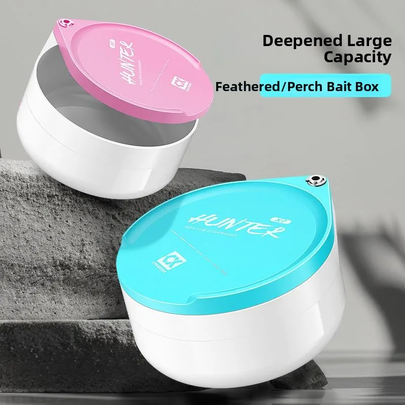 

New X7 Fishing Bait Plate Universal Strong Magnet Stand Hook Fishing Bait Box Loose Cannon Fishing Box Opening Bait Basin