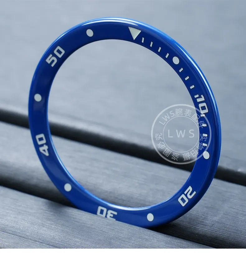 Ceramic bezel, digital scale bezel, outer ring clock accessories for Cartier Calibur series W7100056, outer diameter 41mm