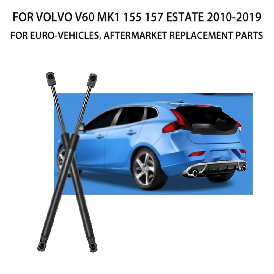 2 قطعة الدعامات الغاز الباب الخلفي الخلفي لفولفو V60 MK1 155 157 العقارية 2010-2019 31297080
