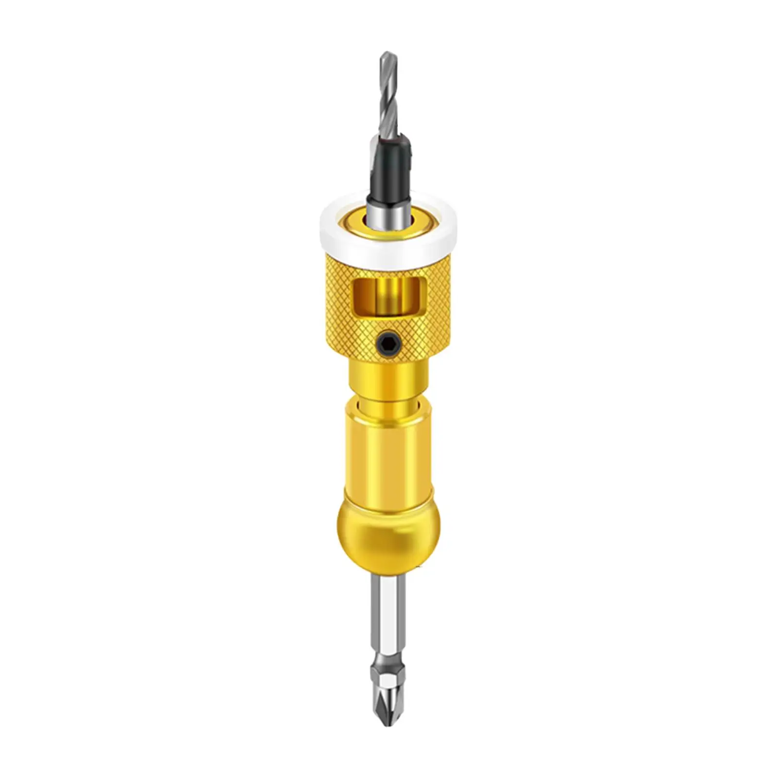 Countersink Drill Bit Set Accessories with Adjustable Depth Stop Woodworking Tool for Hand Drill Electric Drill Bench Drill