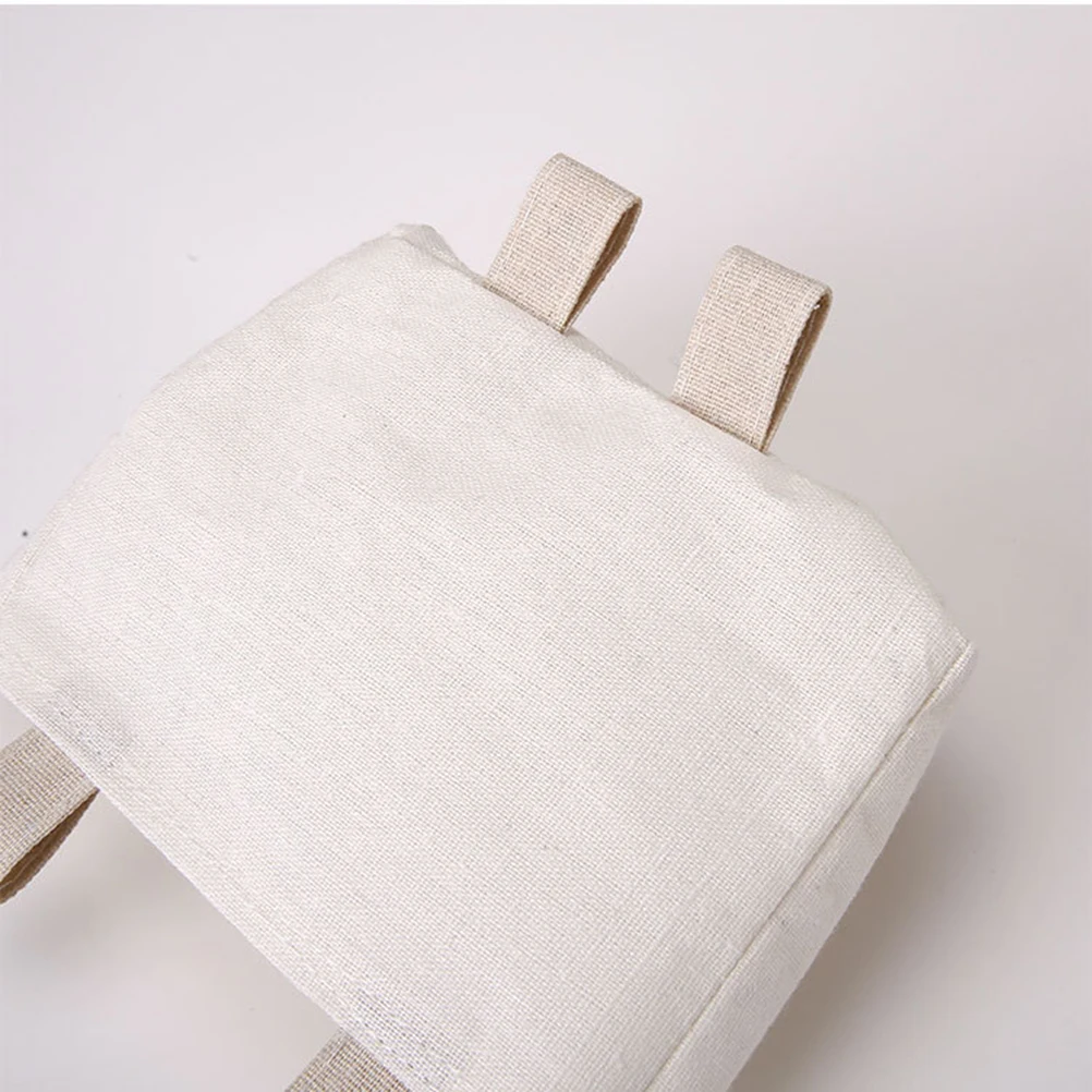 

2 pcs Wall Mounted Storage Bag Cotton Linen Waterproof Large Capacity Hanging Organizer Pouch for Door Bedroom Bathroom Kitchen