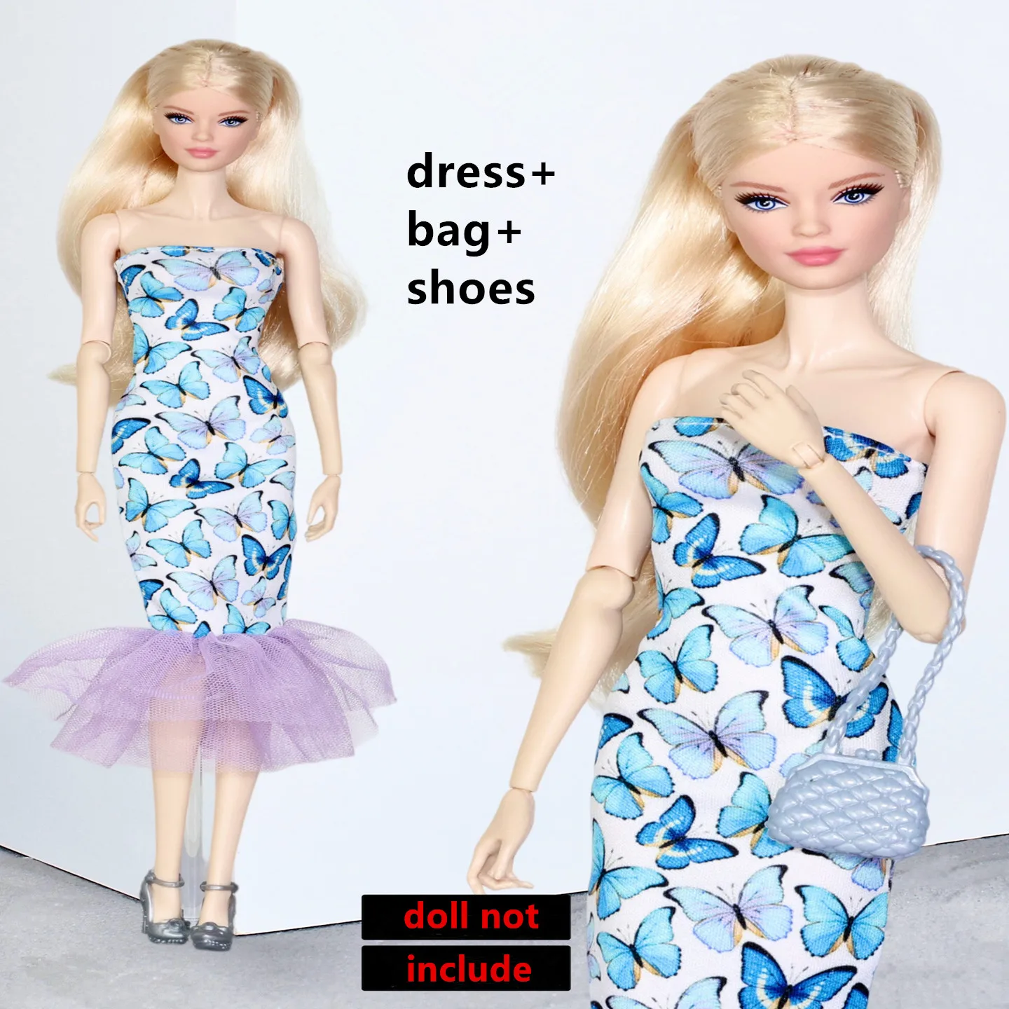 

1/6 Scale Toy Doll fashion suits clothes dresses skirt tops pants for your BB 1:6 dolls