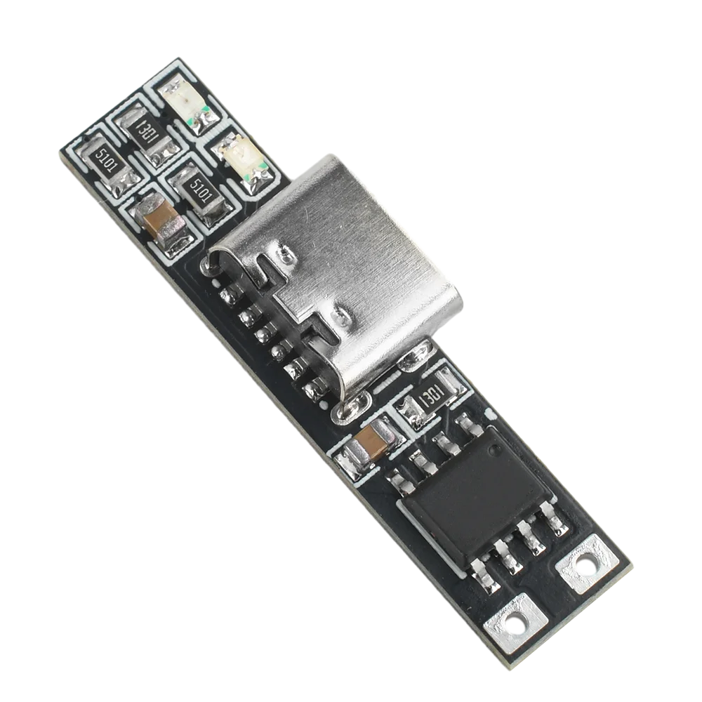 3.7V Ultra-Narrow Ultra-Ternary Lithium Battery Charging Board 1A 4.2V Charger Converter Module Type-C Interface Power Supply