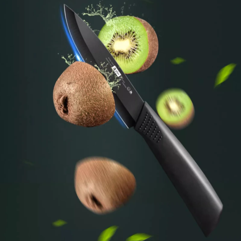 BAKULI Fruit ceramic knives and kitchen knives, household fruit knives and tool sets, outdoor cutting knives, with knife covers