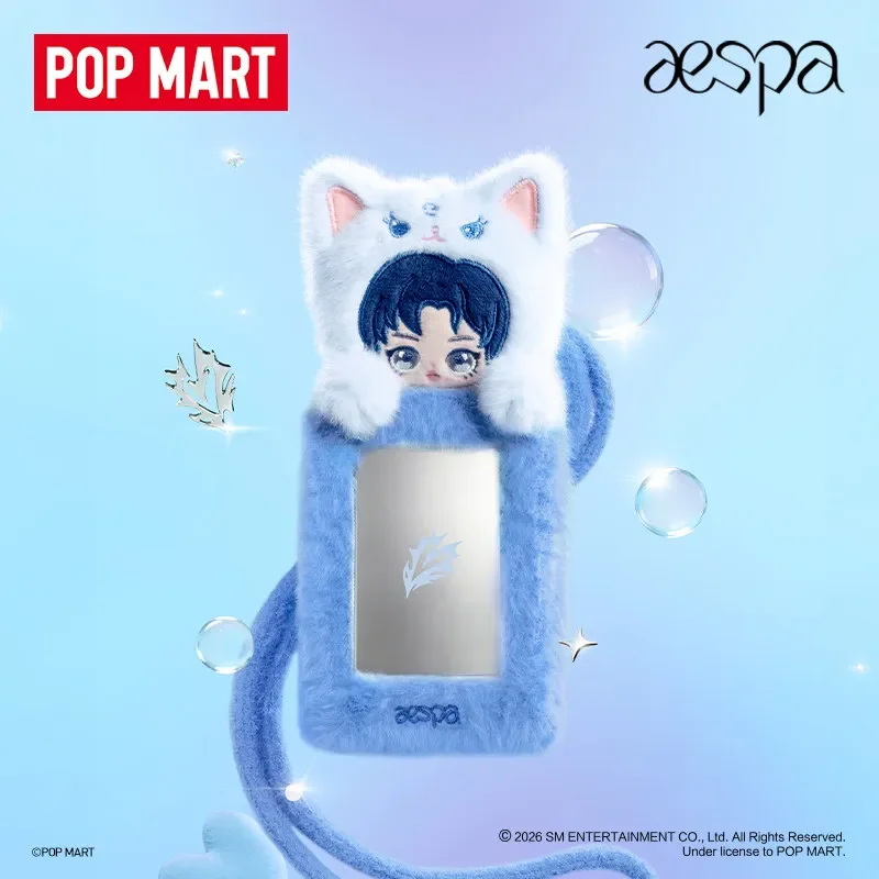 POPMART Aespa FLUFFY CLUB SERIES Card Holder Blind Box Toys Kawaii