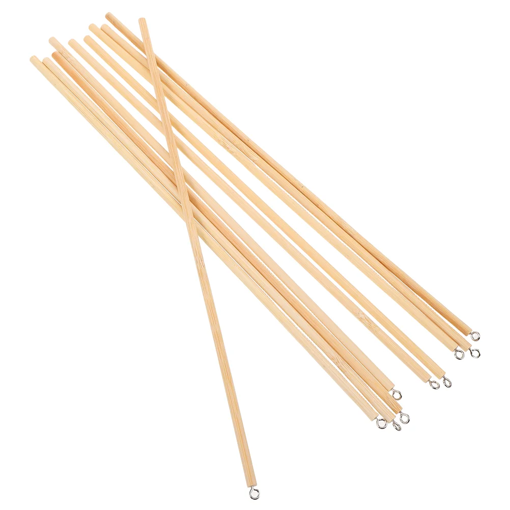 10 pièces marionnette à main Joystick bras de fonctionnement contrôle mouvement bricolage bâtons en bois mince enfant en bas âge