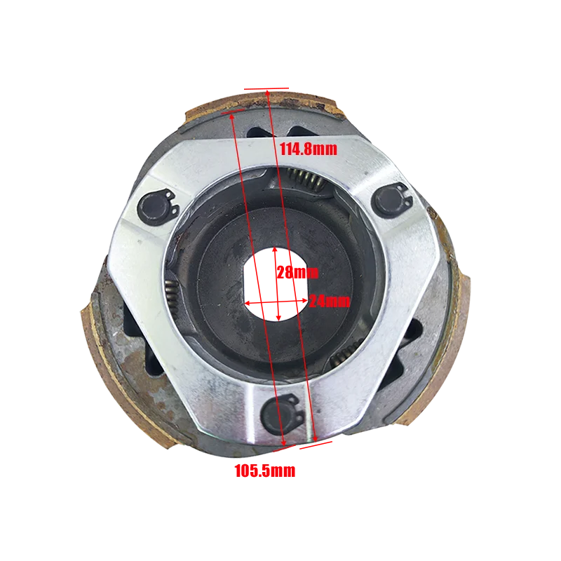 Motorcycle Driven Clutch Centrifugal Shoes Weight Set for Honda S-WING 125 FES FES125 SPACY 125 ELITE CHA125 LEAD VARIO 110