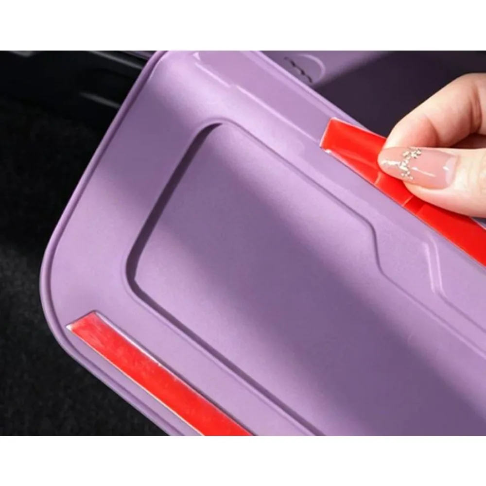 Magnetic Rear Umbrella Slot Protective Cover for Xiaomi SU7 Interior Beige Purple Red Black Accessories Brand New view 5