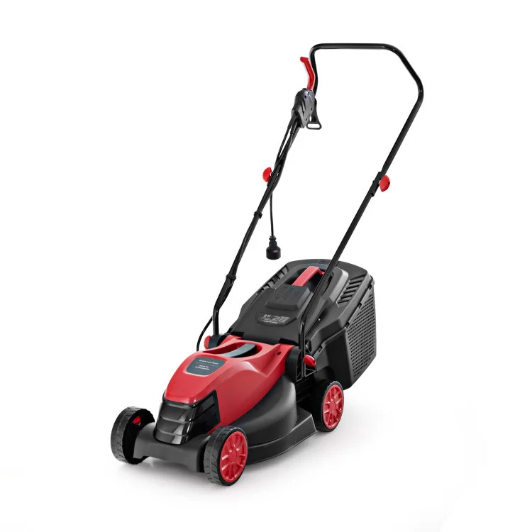 10 AMP 13 Inch Electric Corded Lawn Mower with Collection Box