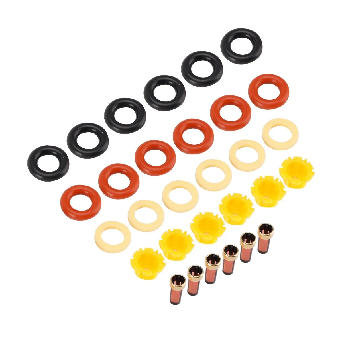 1995-2003 Car Fuel Injector Seal O-Ring Set 0280150414 Replacement Accessories