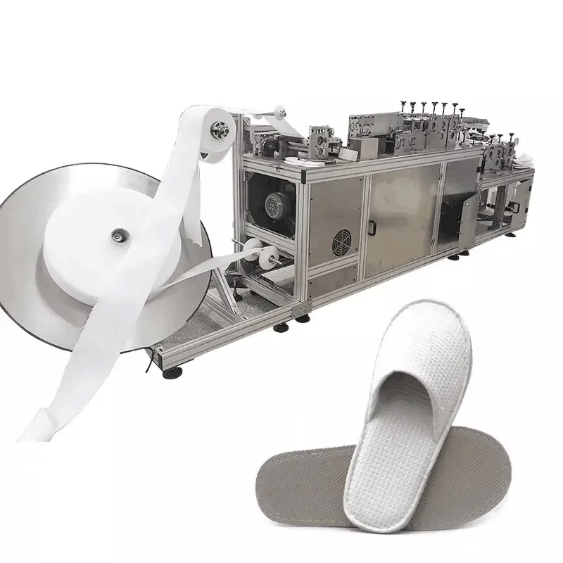 China Factory Low Price Disposable Non Woven Pp Hotel Slippers Making Machines Automatic Disposable Non-woven Slipper Machine