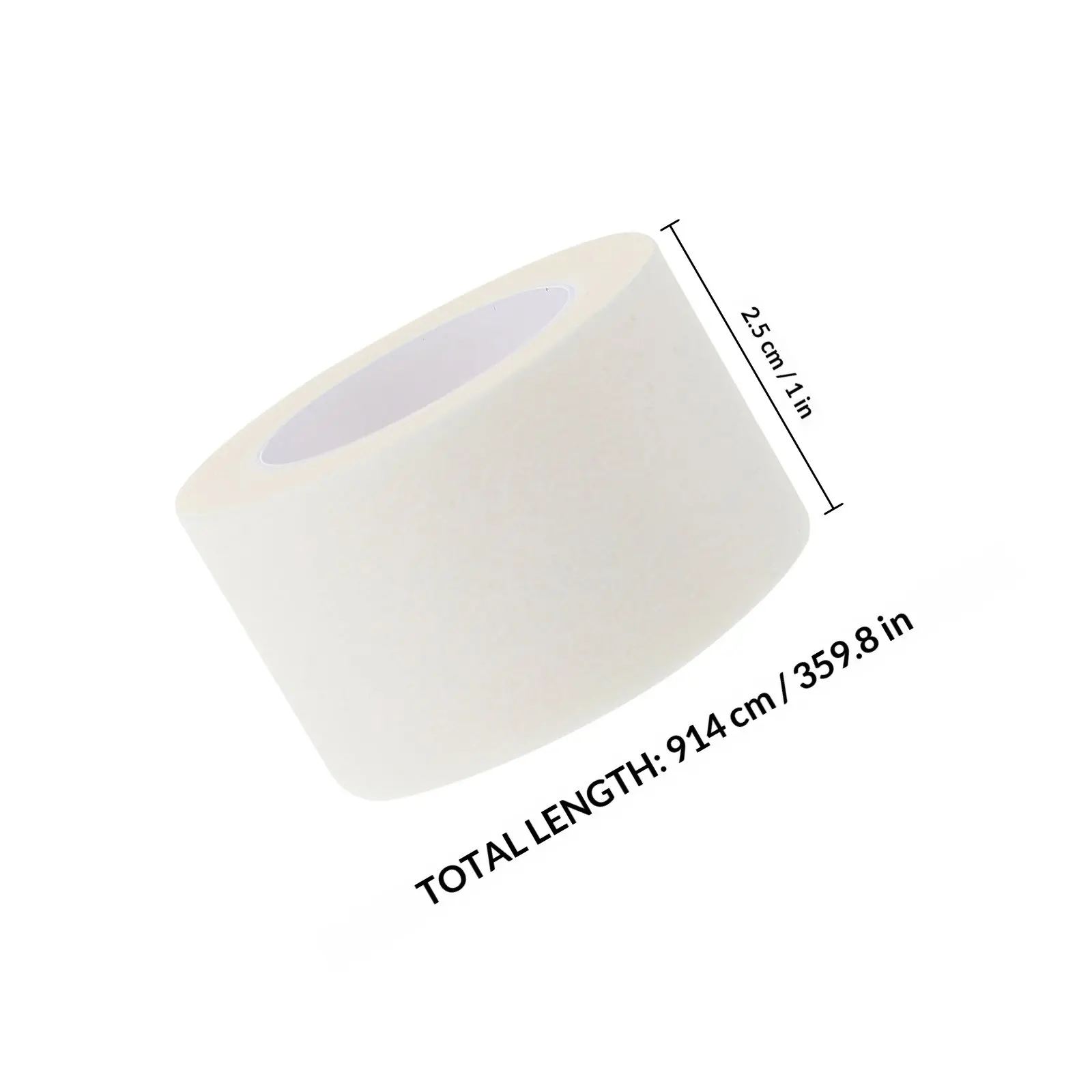 12 Rolls Breathable Paper Tape Non-Woven Skin-Friendly Adhesive Tape for Dressing Fixation Water Resistant Flexible