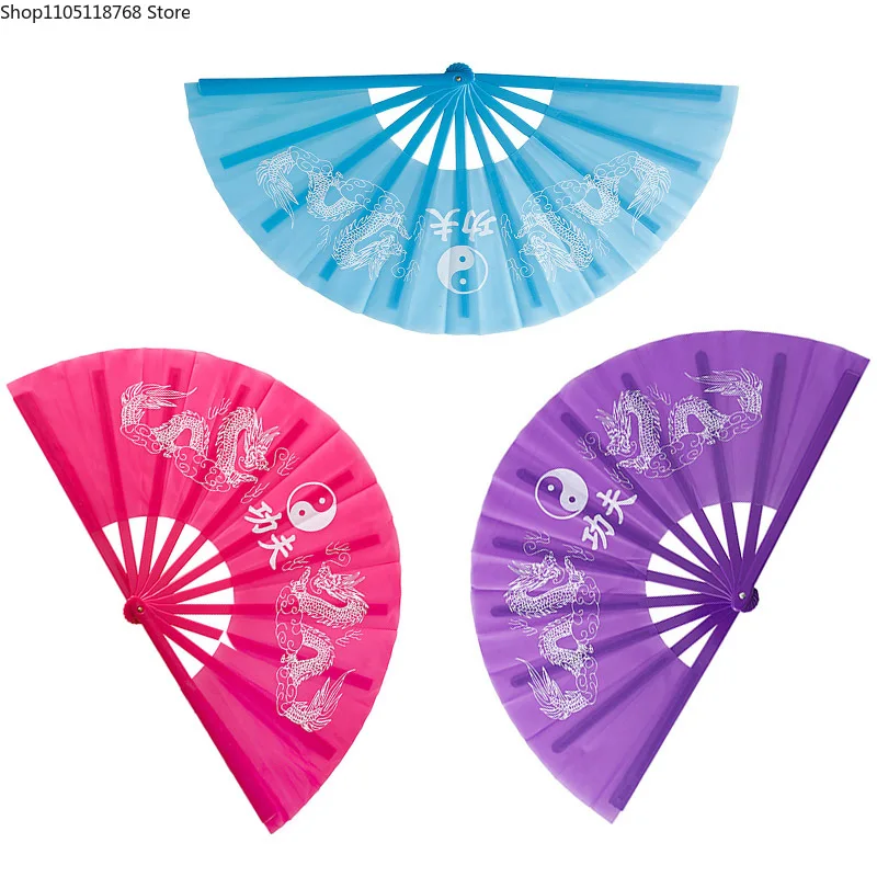 

Вентилятор для кунг-фу, тай-чи, пластиковый веер для правой руки, любители боевых искусств, продукты для ушу