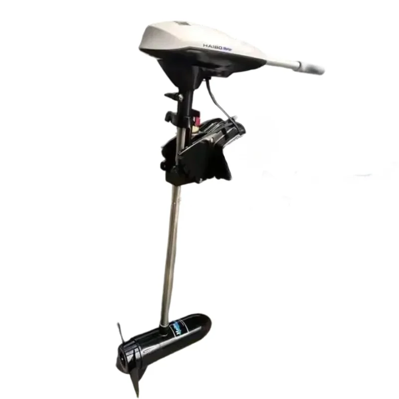 DC12V 34 رطل/44 رطل/54 رطل مقبض تلسكوبي محرك خارجي كهربائي ، المروحة للقوارب القابلة للنفخ ، قوارب الصيد ، قوارب الاعتداء