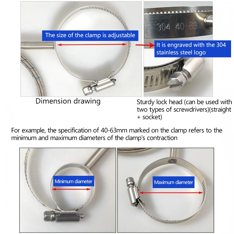 K-type thermocouple circular clamp type thermocouple temperature sensor injection molding machine nozzle temperature measurement