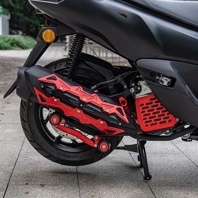 Applicable to Chunfeng 150SC modified exhaust pipe protective cover anti-scald cover