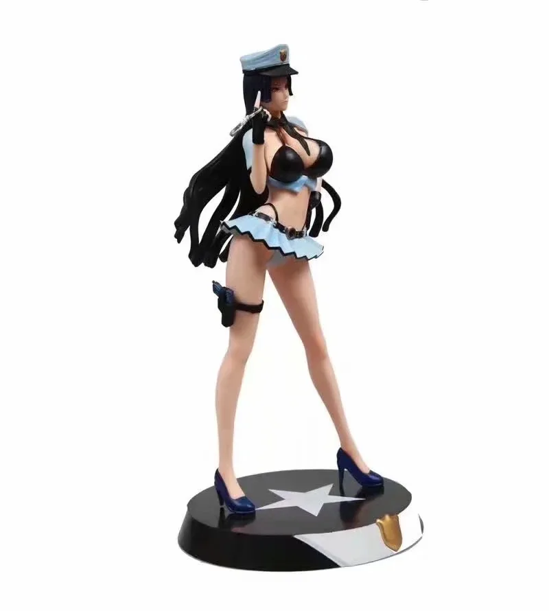 32cm Anime One Piece Gk Female Police Officer Empress Uniform Resonance Series Model Box Figurine