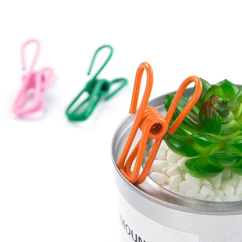 10pcs Multifunctional Color Mini Powerful Spring Clip Office Storage Sealing Clip Compact and Easy To Carry