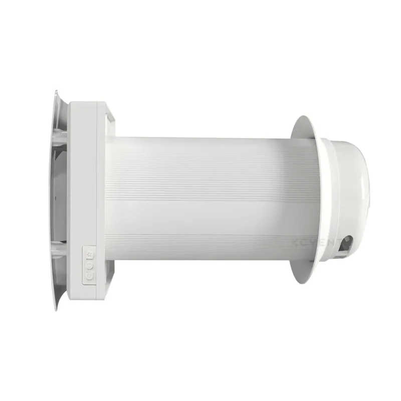 KCVents Single Room Wall HRV ERV Heat Energy Recovery Ventilator for Home Air Exchange Recuperator Tuya WiFi Ceramic Core