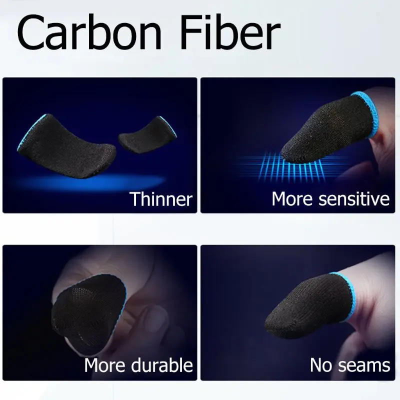 10 шт. дышащий мобильный игровой контроллер, рукав для сенсорного триггера для Mobile Rules of Survival, Прямая