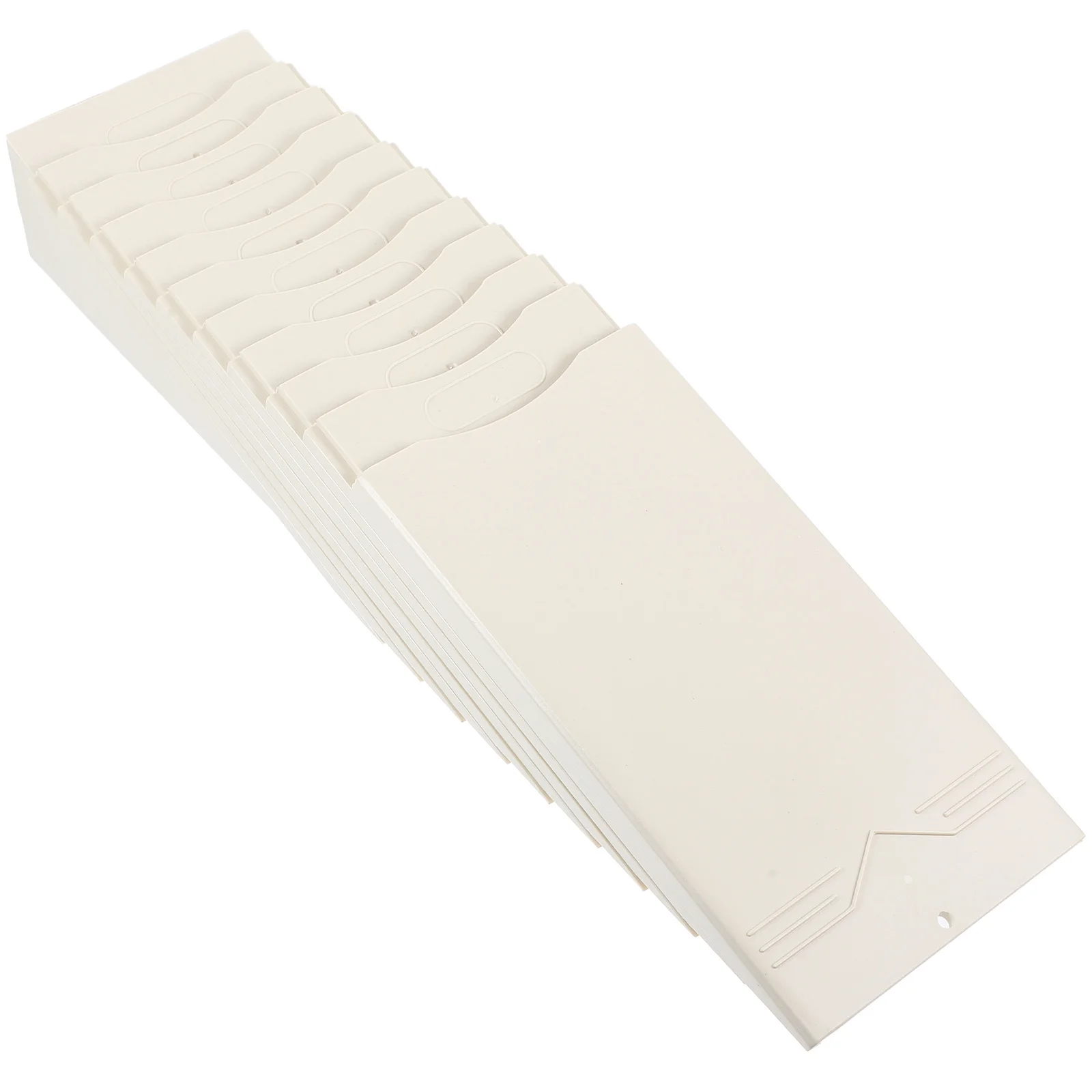 Material Card Manager with Number Stickers Multi-Grid Plastic Card Slot Rack for Warehouse Time Cards Organizer and Attendance