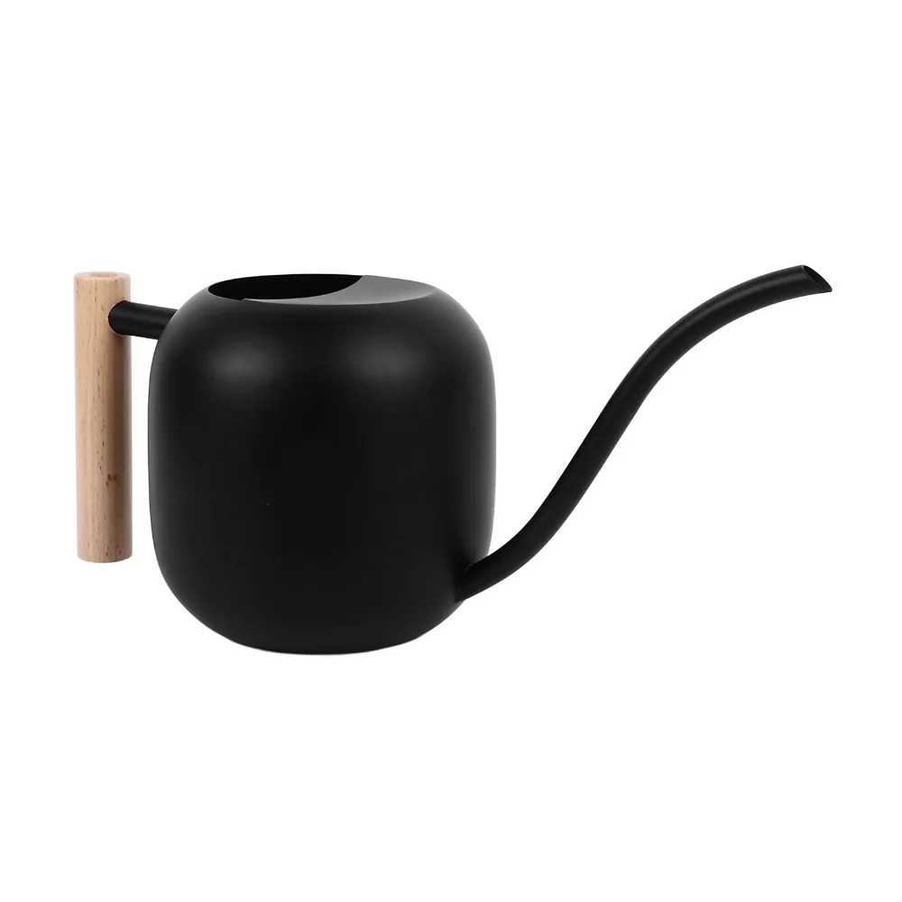 1.2L Metal Watering Can No Spill Long Neck Spout Long Spout Watering Can Balanced Grip Precise Pouring