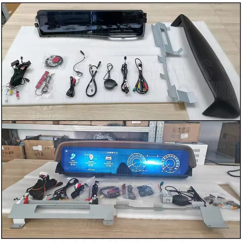 

12,3-дюймовый цифровой спидометр и мультимедийная автомагнитола на Android 14 для Mercedes-Benz S-класса W221 CL W216 S350 S300 2005-2013 годов выпуска