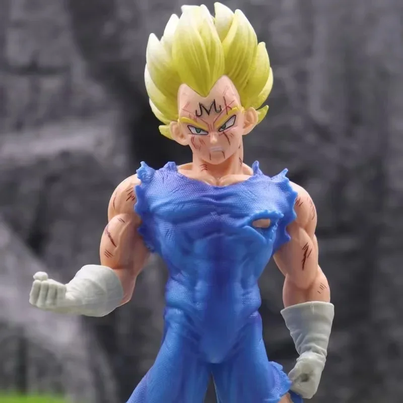 29 ซม.GK DRAGON BALL Action Figure Battle Damage Vegeta ตุ๊กตา PVC อะนิเมะ Majin Bejita คอลเลกชันเครื่องประดับของเล่นสําหรับของขวัญ