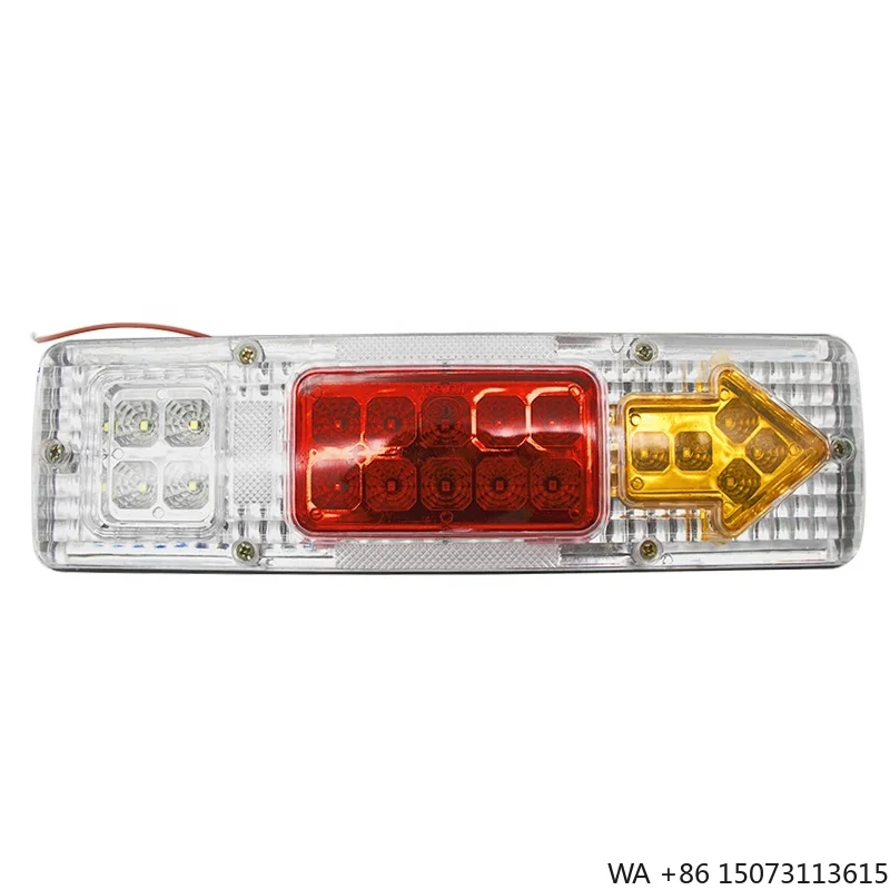 Cold & Heat Resistant High Quality 19 LED Arrowhead Tail Light for Trailer Vehicle Ship Truck