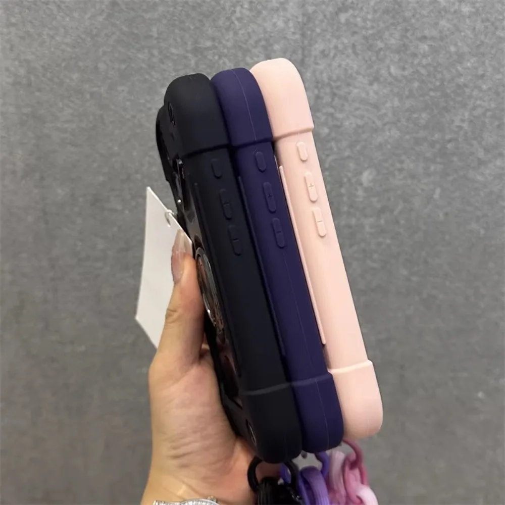 For iPhone 16 Pro Max Case Black Dual Finger Ring Thick Airbag Shockproof Compatible with iPhone 15 14 13 12 11 view 6