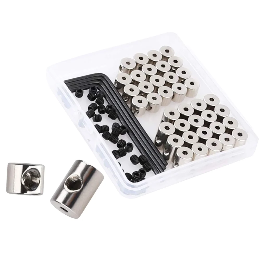 40pcs 1 Set of Special Screw Wrench Badge Parts Metal Pin Backs Locking Pin Keepers Locking Clasp Locking Pin Backs