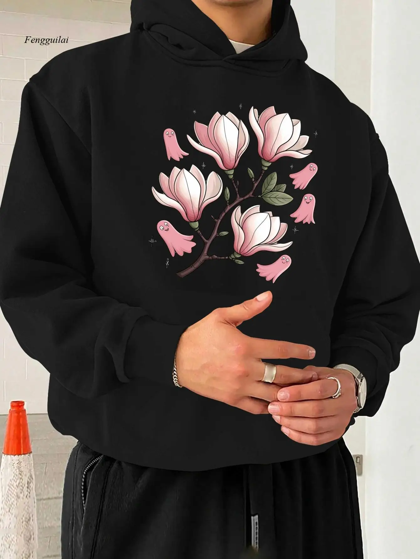 

Толстовка с капюшоном Art Nouveau Magnolia Ghosts