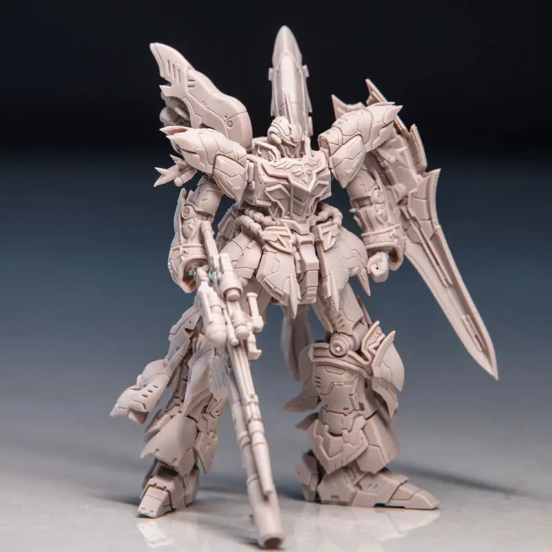 

9CM U5artisan Artifact Gaoda MSN-06S Sinanju Unpainted Unassembly 3D Print Diy Mini High-precision Robot Model Gk Full kit