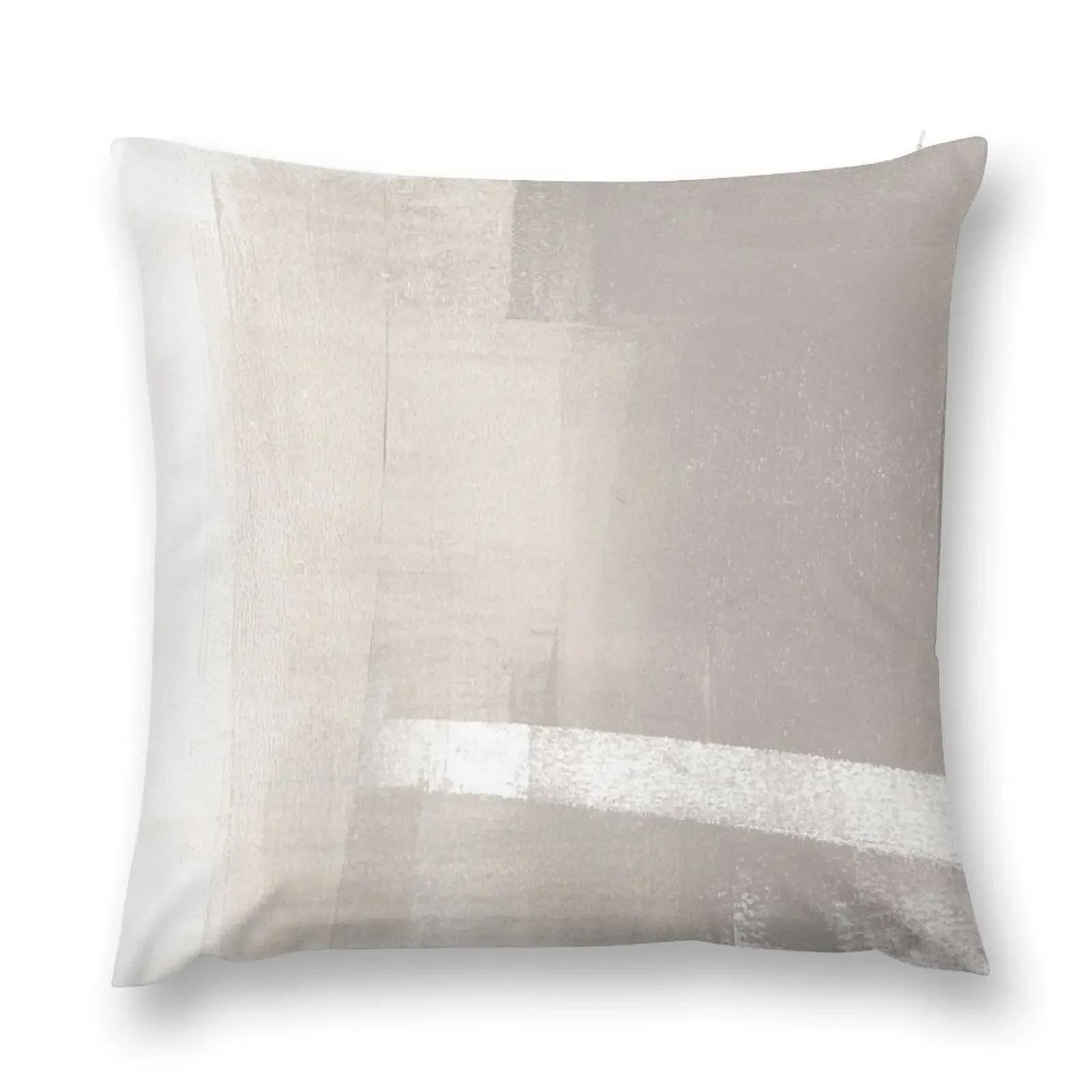 

Contemporary Minimalist Abstract - Divide Beige Throw Pillow christmas supplies ornamental pillows for living room pillow