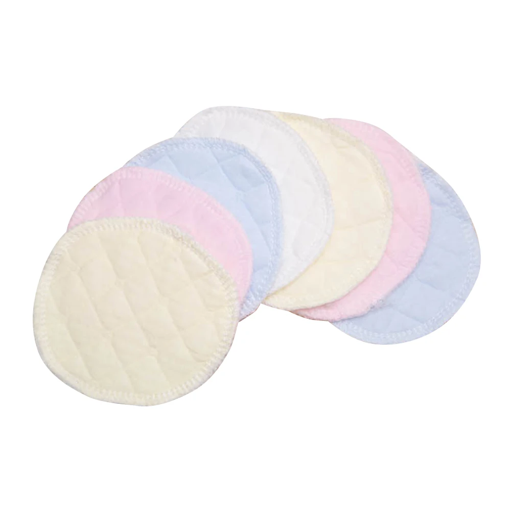 

6 Pcs Breastfeeding Pads Reusable Washable Nursing Women Protection Galactorrhea Pad Water Absorbent Cotton Leak Proof Anti