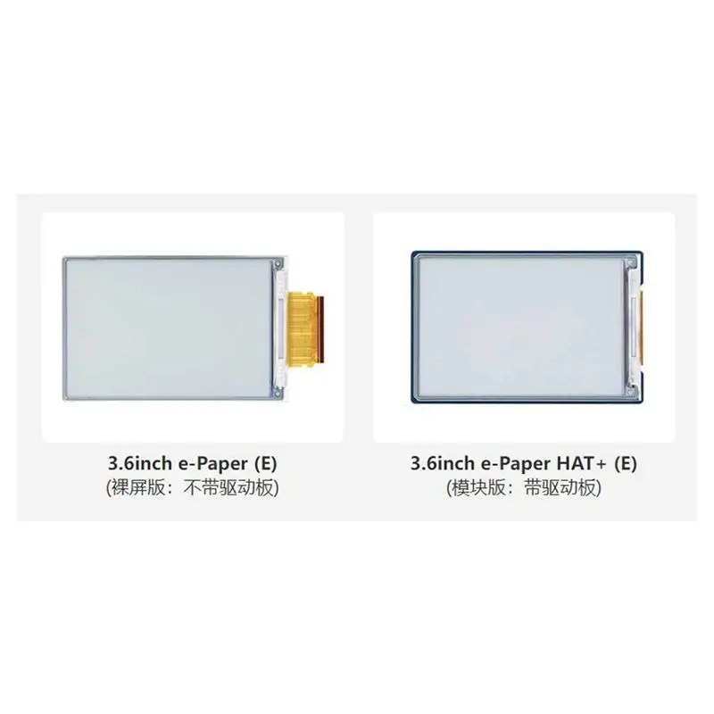 Módulo de Tela BTLIFE-E-Paper HAT+ E-Ink Colorido Completo 600X400 com Interface SPI para Raspberry Pi, Painel E-Paper de Baixo Consumo de 3.6 polegadas