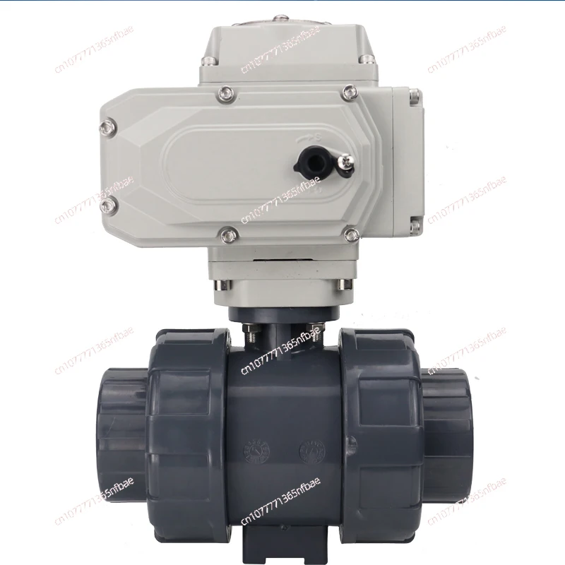 Q911F-16S Electric UPVC Ball valve Electric PVC plastic ball valve DN25 32 40 50 65