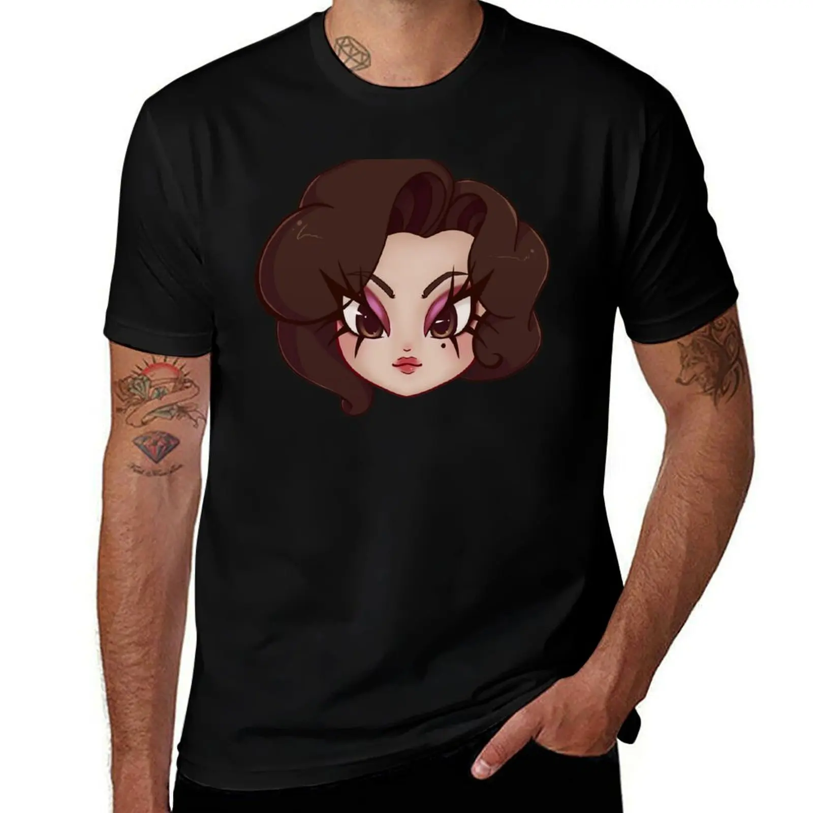 The Default Image T-Shirt Trendy Pattern T-Shirt for Men