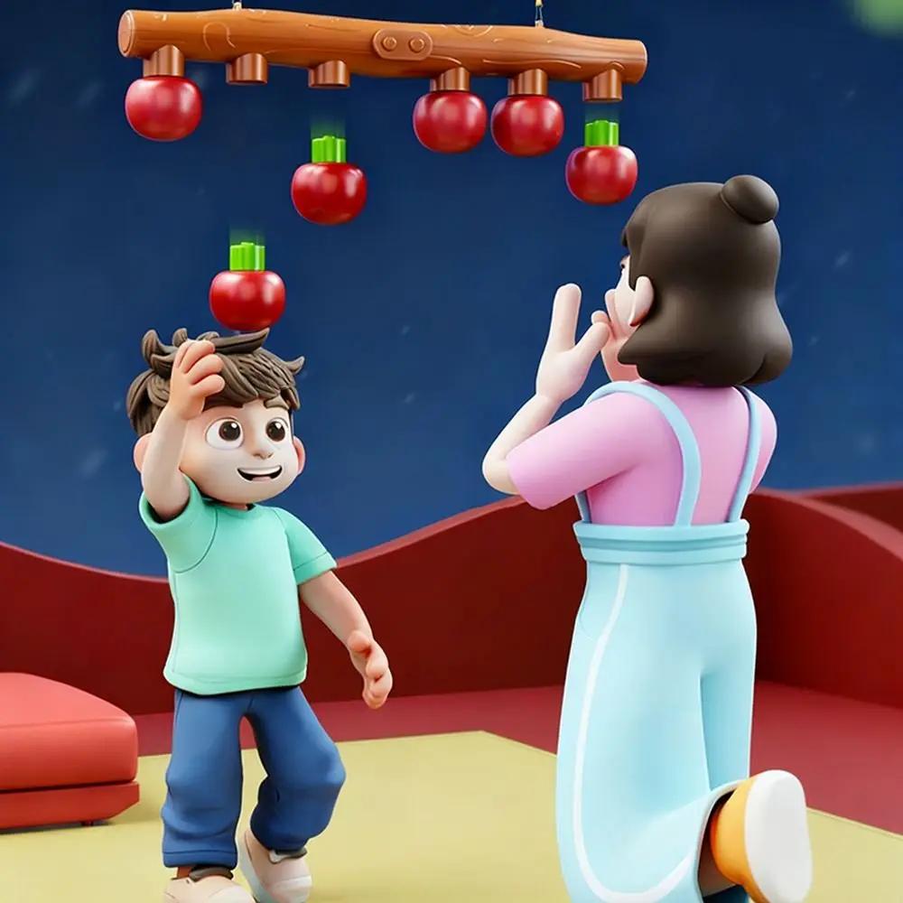 

Apple Catching Stick Game Multifunctional Drop Catch Drop Catch Win Game Reaction Training Reflex Falling Stick Catching Game