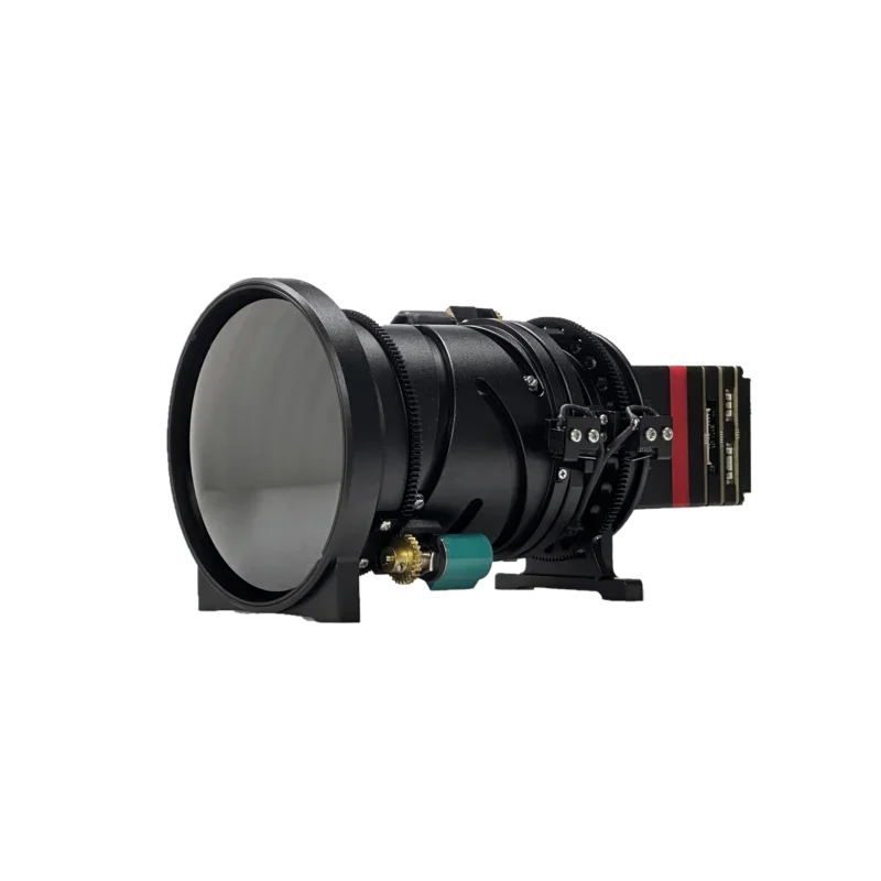 20 ~ 100 mm lange afstand 5x optische zoom IP 67 bewaking 640x512 ongekoelde infrarood IP thermische cameramodule