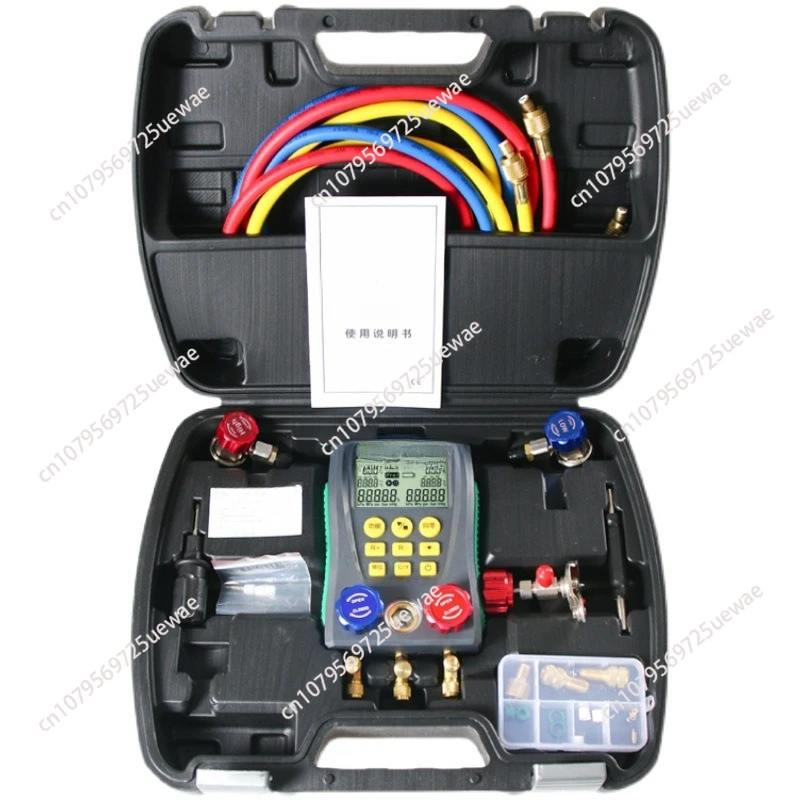 

Electronic refrigerant gauge group Air conditioner fluoride-filled liquid refrigeration maintenance pressure gauge