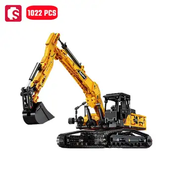 森寶積木 1022片 挖土機模型積木 MOC 城市建築工程車輛積木益智玩具 男生禮物 10 最佳銷售 積木技術 - №4
