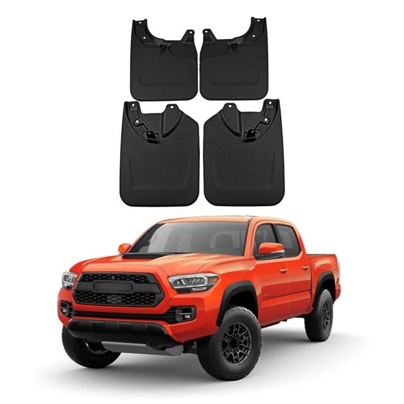 Car Mud Flaps Parts Accessories For Toyota Tacoma Accessories 2021-2023 Mudguards Fender Mud Guard Flap Splash Flaps Accessories