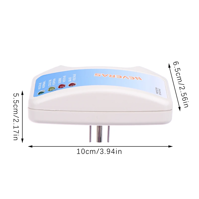 Protector de voltaje de salida única, Protector contra sobretensiones enchufable para electrodomésticos, supresor de energía de montaje en pared para TV/PC/refrigerador
