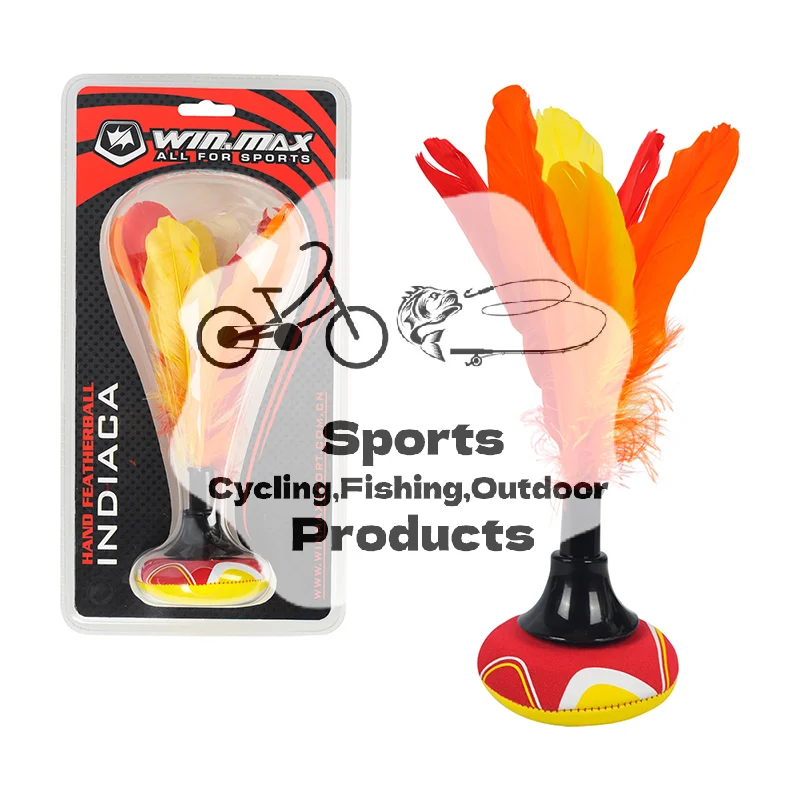 

Новый неопреновый пляжный волан Indiaca Peteca для бадминтона, для развлечений на пляже, в помещении и на улице