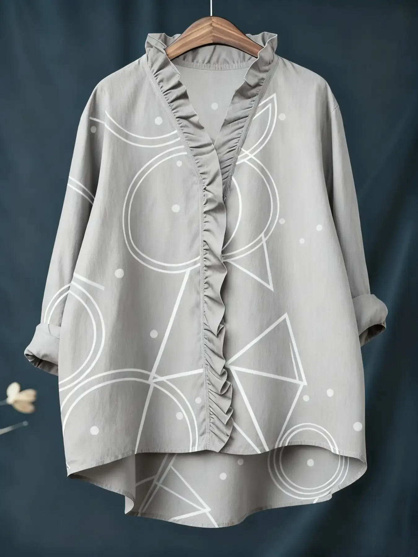 2026 Women's Long Sleeve Lace Shirt, Vintage with Various Exquisite Pattern Designs, Ideal gift, machine washable
