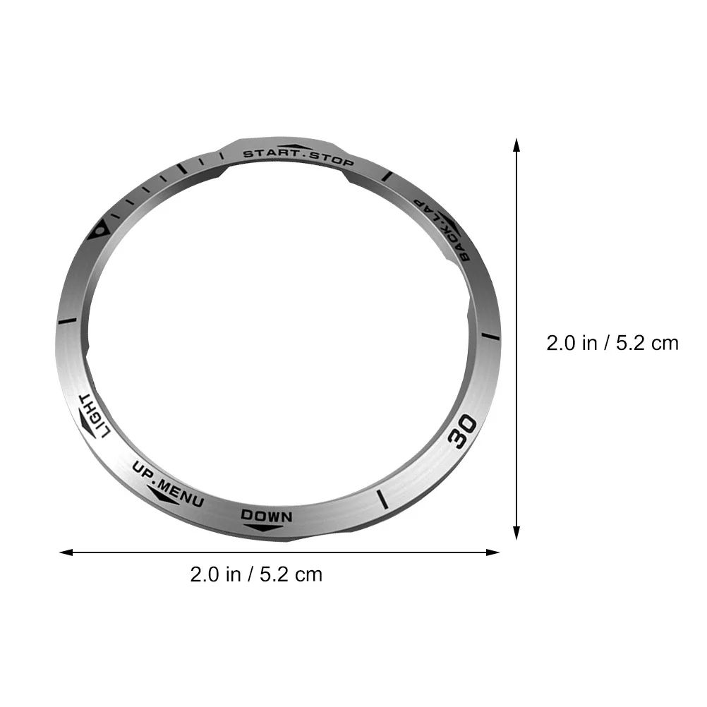 قطعة واحدة من غطاء حماية معدني بحلقة ساعة من الفولاذ المقاوم للصدأ لساعة 6x خفيفة الوزن ومتينة لـ 6x
