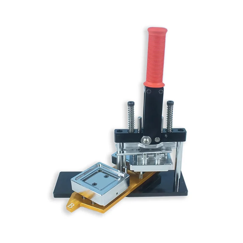 50*50mm New Design Fridge Magnets Maker Machine Square Magnet Button Machine Complete Set Mold Magnets Maker Clothes