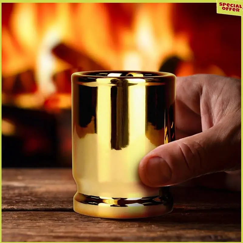 A34R 4Pcs 50 CAL SHOT GLASSES SHOT Wineglass , Shot Wineglass Hold 90Ml